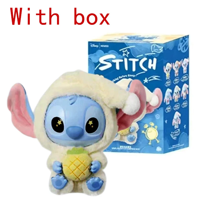 Stitch Eat Something Before Sleep Series Blind Box Pluche Vinyl Speelgoed Schattige pop Replica Mystery Box Bag Hanger Decor Gift
