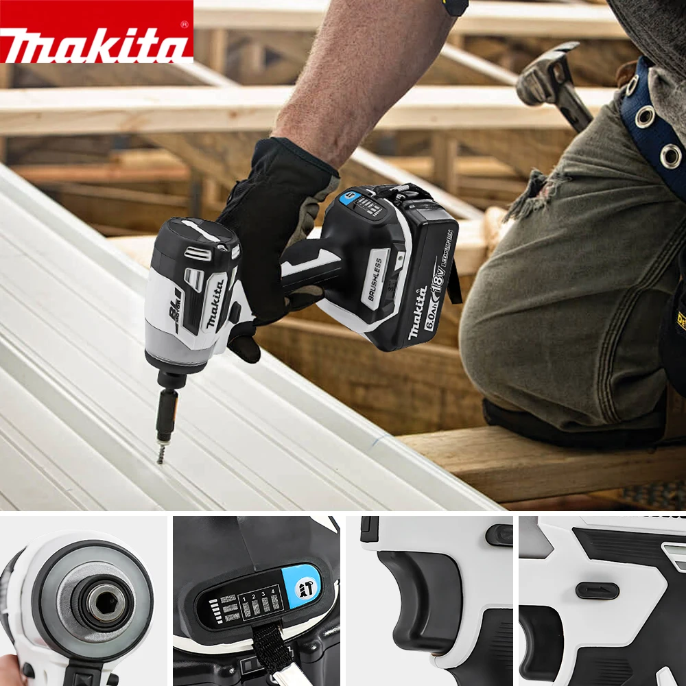 Makita New DTD173 Screwdriver Cordless Electric Lithium 18V Battery Handheld Multifunction Household Drill Motor Power Tools