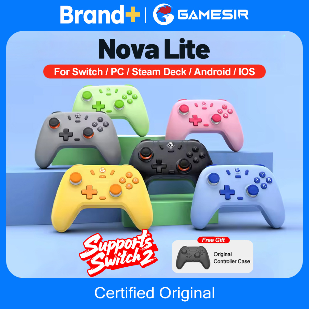 GameSir Nova Lite Gamepads PC Switch 2 controlador de juegos para Nintendo Switch 2 Switch Steam iOS Android Hall Effect Josticks
