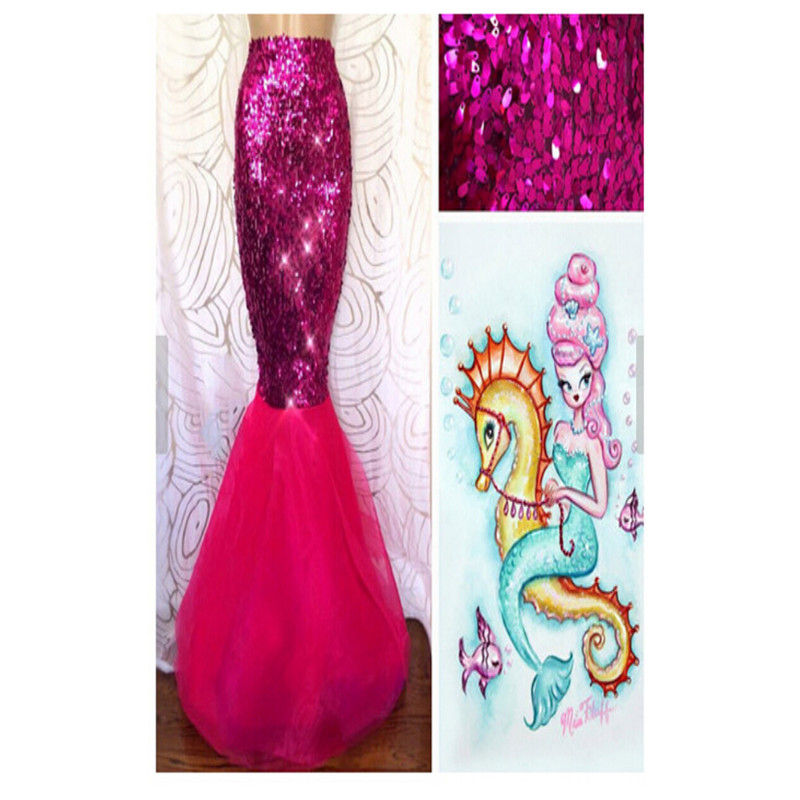 Fantaisie Nàng Tiên Cá Váy Nữ Đảng Lạ Mắt Dài Váy Maxi Cho Giáng Sinh Trang Phục Hóa Trang Falda De Fiesta