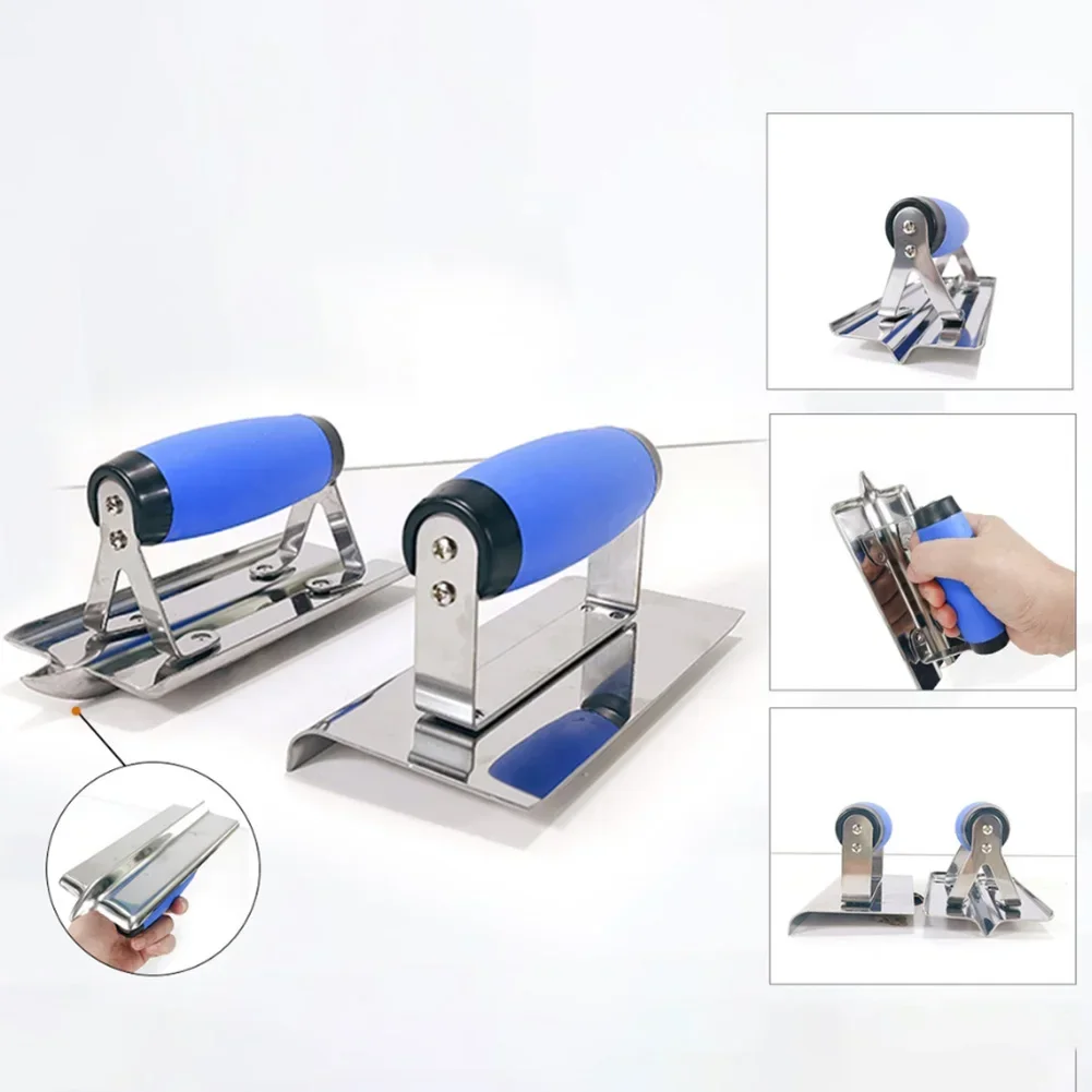 1pc Plastering Trowel Concrete Trowel Construction Tool Scraping Putty AshTrowel Stainless Steel Plastering Trowel For Corners