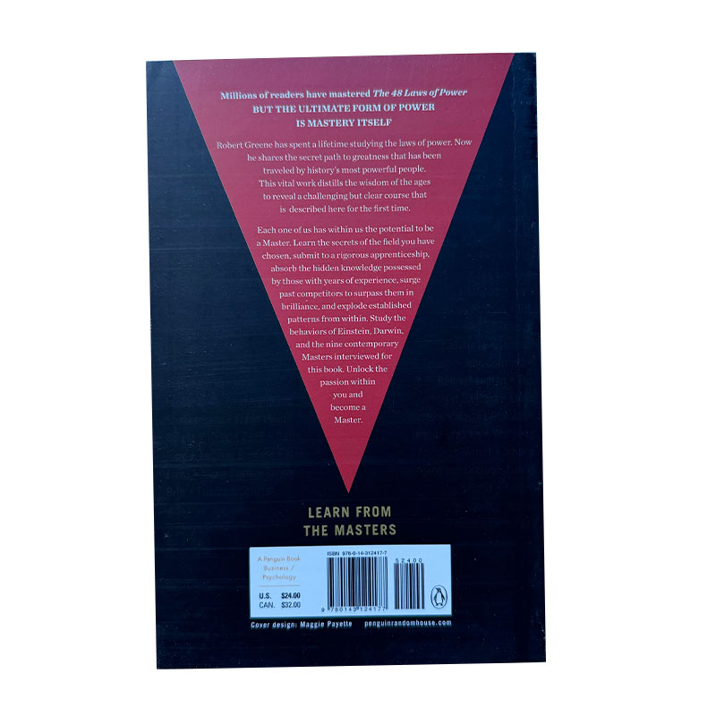 หนังสือการเรียนรู้ 1 เล่มโดย Robert Greene สร้างแรงบันดาลใจและความเป็นผู้นํา หนังสือภาษาอังกฤษปกอ่อน