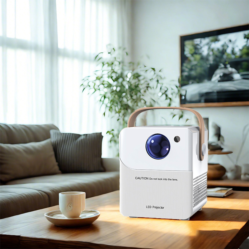 Projecteur LED Portable 4K exposée HD 1920x1080P, Contrôle Intelligent 5G Wifi BTpig, pour Home Cinéma en Plein Air