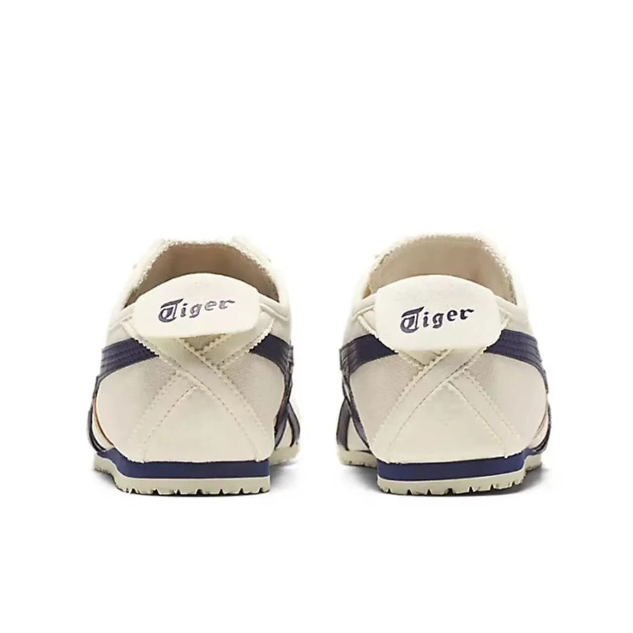 Asics Onitsuka Tiger MEXICO 66 รองเท้าวิ่งผู้หญิงผู้ชาย Retro รองเท้าผ้าใบน้ําหนักเบาสีขาวสีฟ้าสีเหลือง