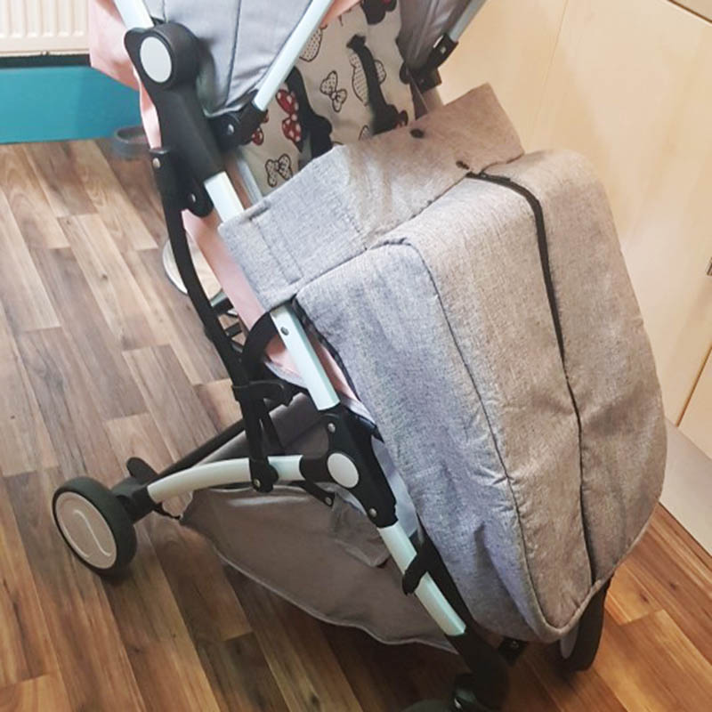 Calcetines para cochecito de bebé, cubierta para pie de cochecito a prueba de viento con cremallera, accesorios universales para cochecito, traje TR Yoyaplus Mitu Uppababy