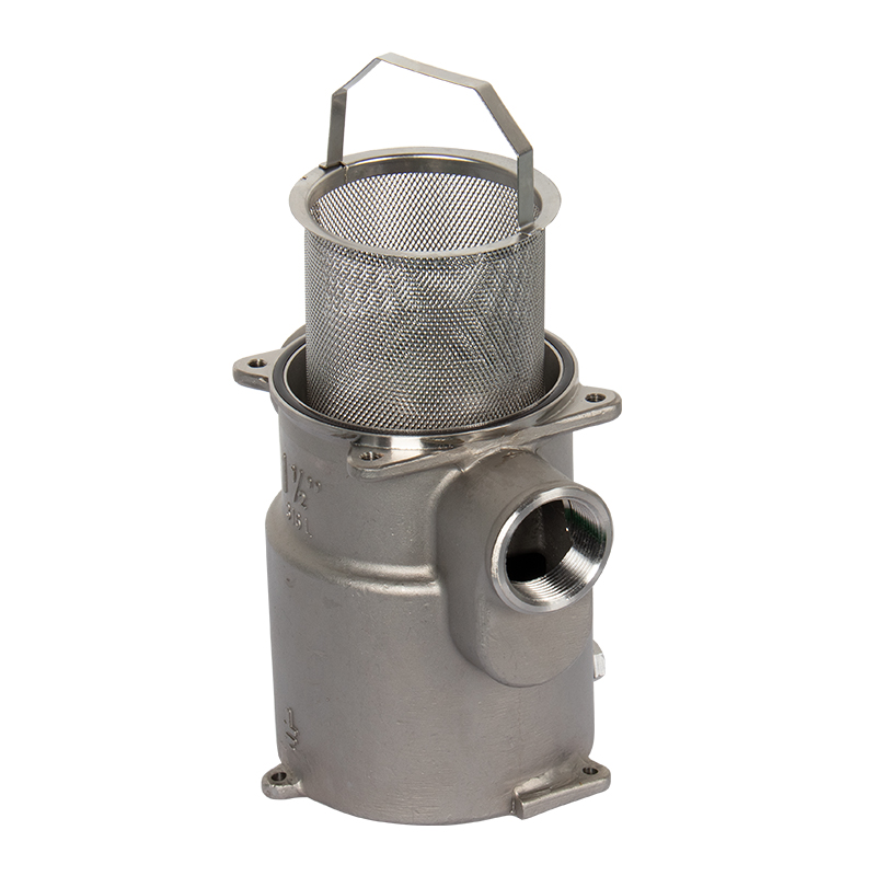 ステンレス鋼316海水カークーラーフランジハンドルフィルター要素パンチメッシュバスケットフィルターメッシュ丸い口