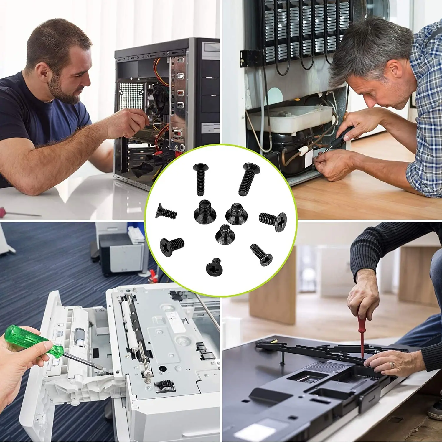 500 Pz 18 Dimensioni Mini Vite Dadi Kit FAI DA TE Computer Portatile Assemblare Viti di Riparazione Set di Fissaggio Per Riparazione di Occhiali Del Telefono Mobile