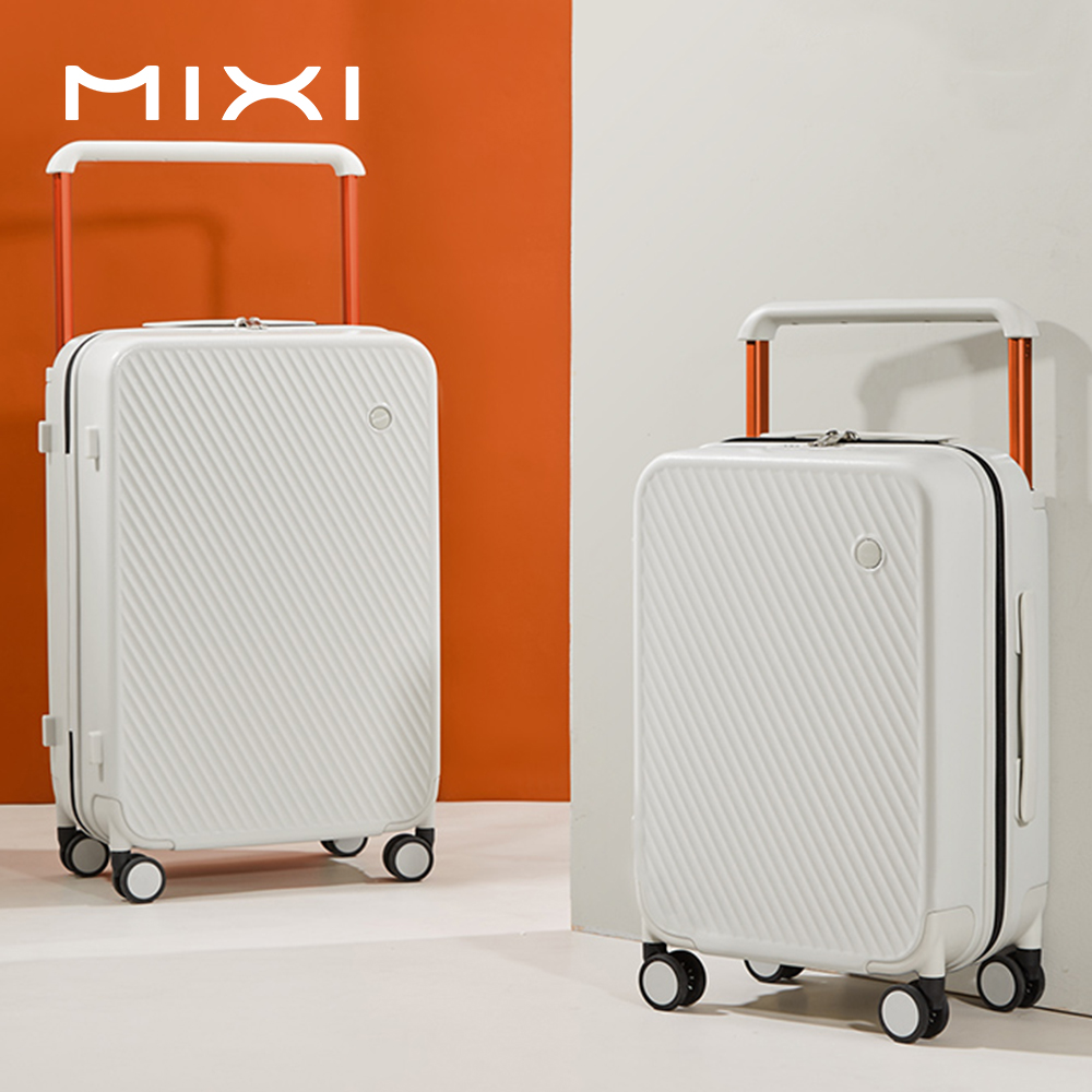 Mixi Tay Cầm Rộng Du Lịch Hành Lý Vali Cán Spinner Bánh Xe Hardside PC Khóa TSA 20 24 Inch Unisex