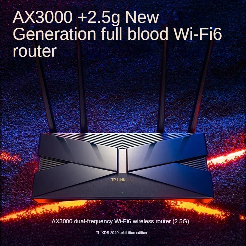 TP-LINK AX3000 enrutador inalámbrico Wi-Fi6 de doble banda MESH 2,5G RJ45 160MHZ 11ac/ax TL-XDR3040 amplificador Wifi repetidor de punto de acceso de 3000Mbps