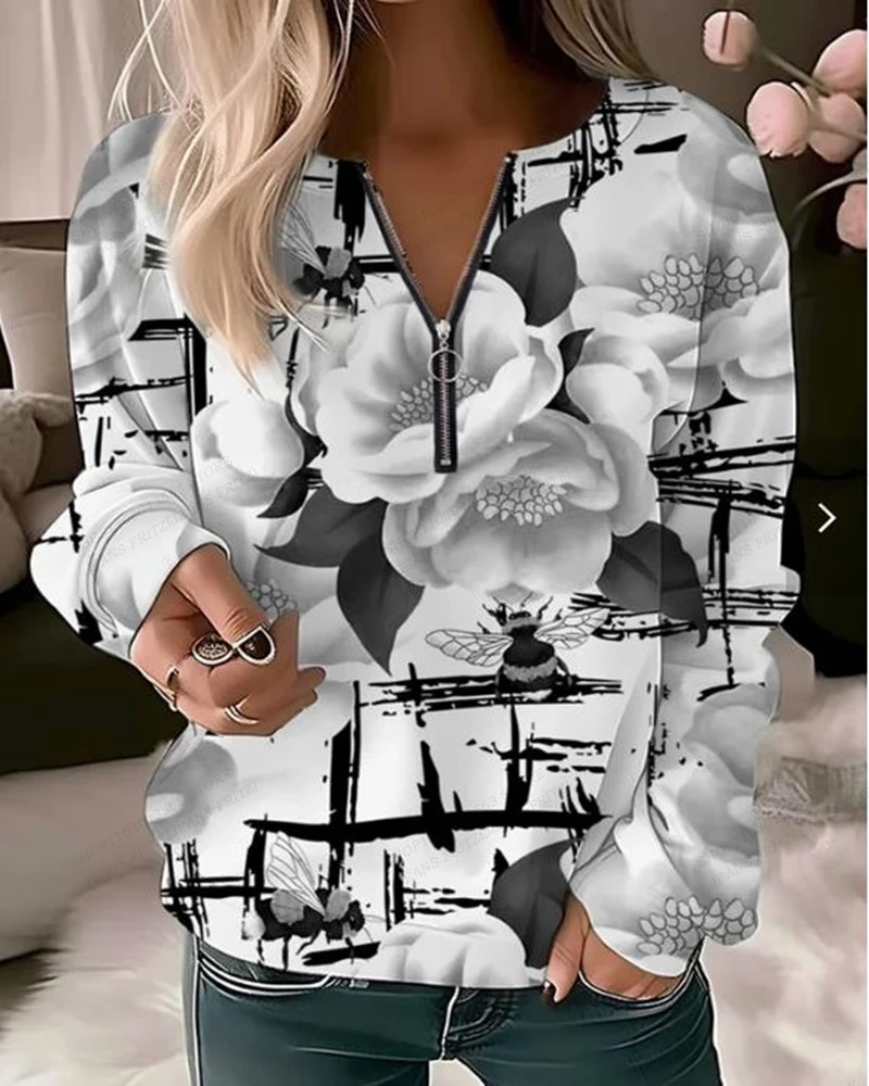 Sudaderas con capucha de mariposa para mujer, Sudaderas con cremallera a la moda, Sudadera Floral con cremallera, Sudaderas con capucha de gran tamaño, abrigos elegantes, Sudaderas para mujer