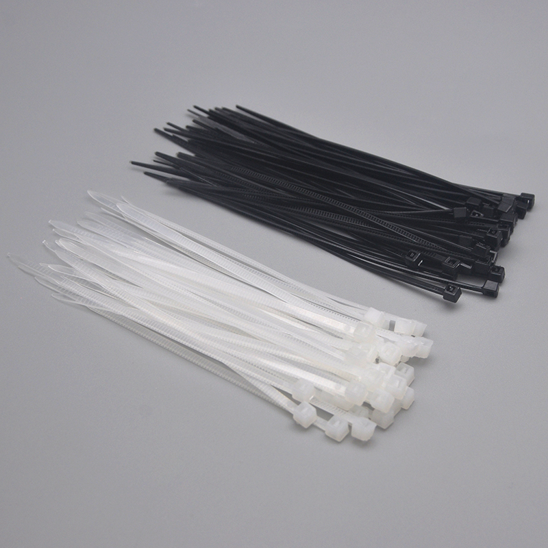 Nylon cable ties, self-locking plastic cable ties, durable, tough and strong fixed cable ties