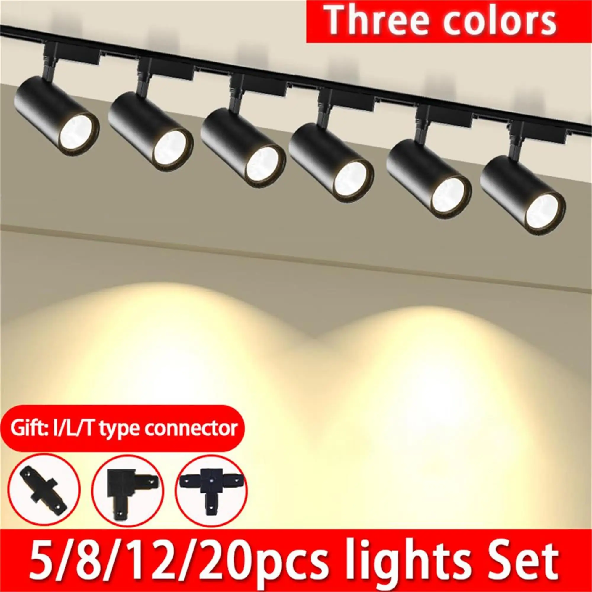 Led Track Spotlight Track Light Led Light Ceiling Kitchen Rail Systems Lamp Set Track Lighting Rail Led Spot For Home Store shop