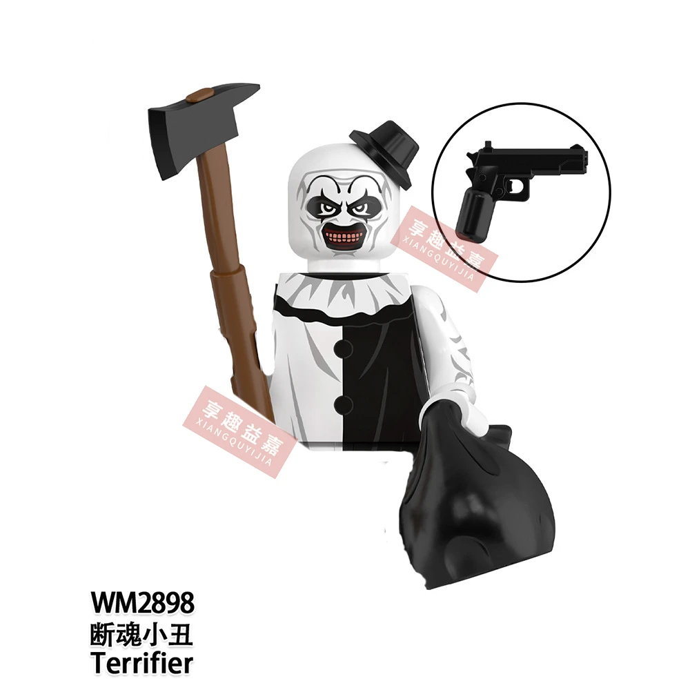 New All Saints' Day Terrifier Ash Chucky Dead silence Building Blocks Model Bricks mini Action toy Figures Toy gift for children