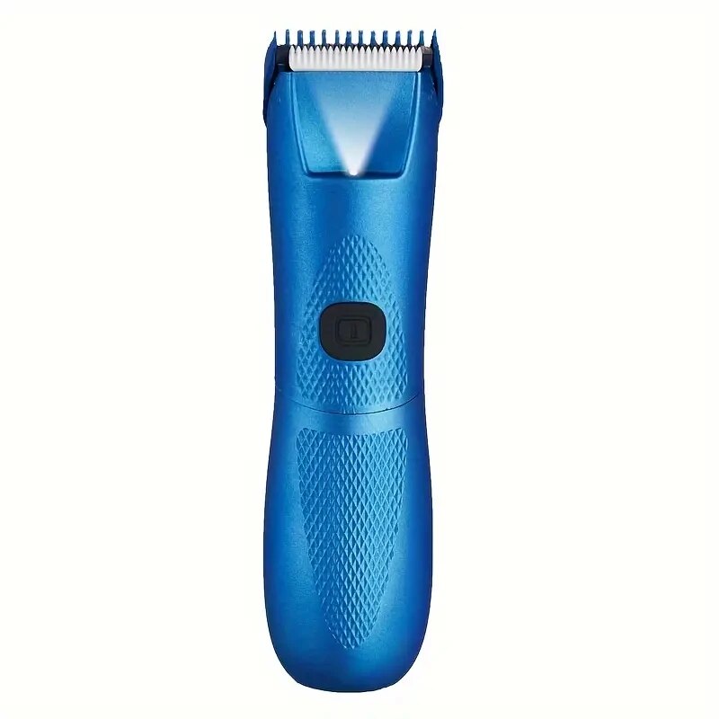 Body Hair Trimmer USB Rechargeable Safe Waterproof Ceramic Blade Head Clipper With Light Arm Waist Electric Groin