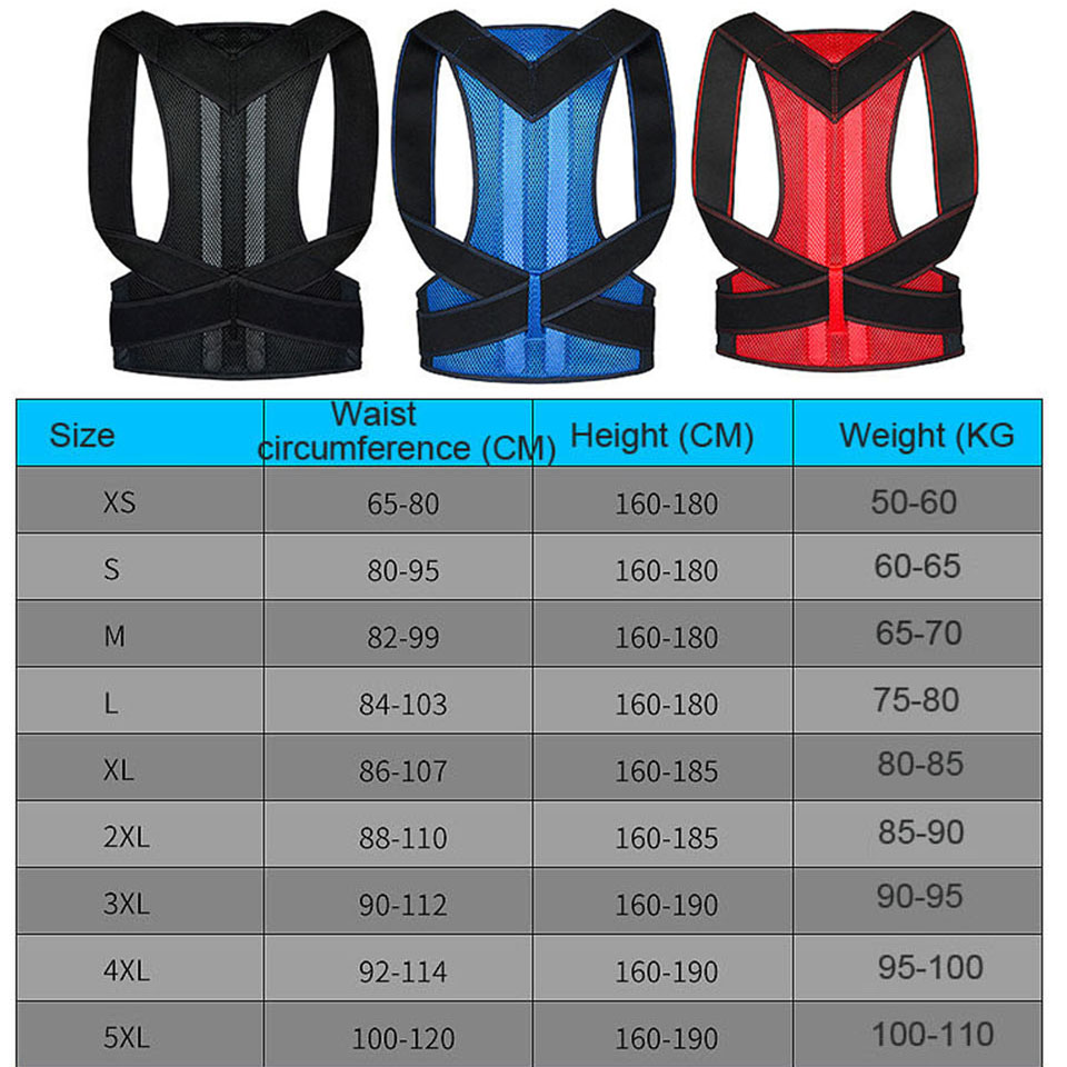 Corrector de postura, soporte para espalda, soporte para clavícula, entrenador de espalda ajustable, cinturón corrector para dejar de encorvarse, hombres y mujeres, Unisex
