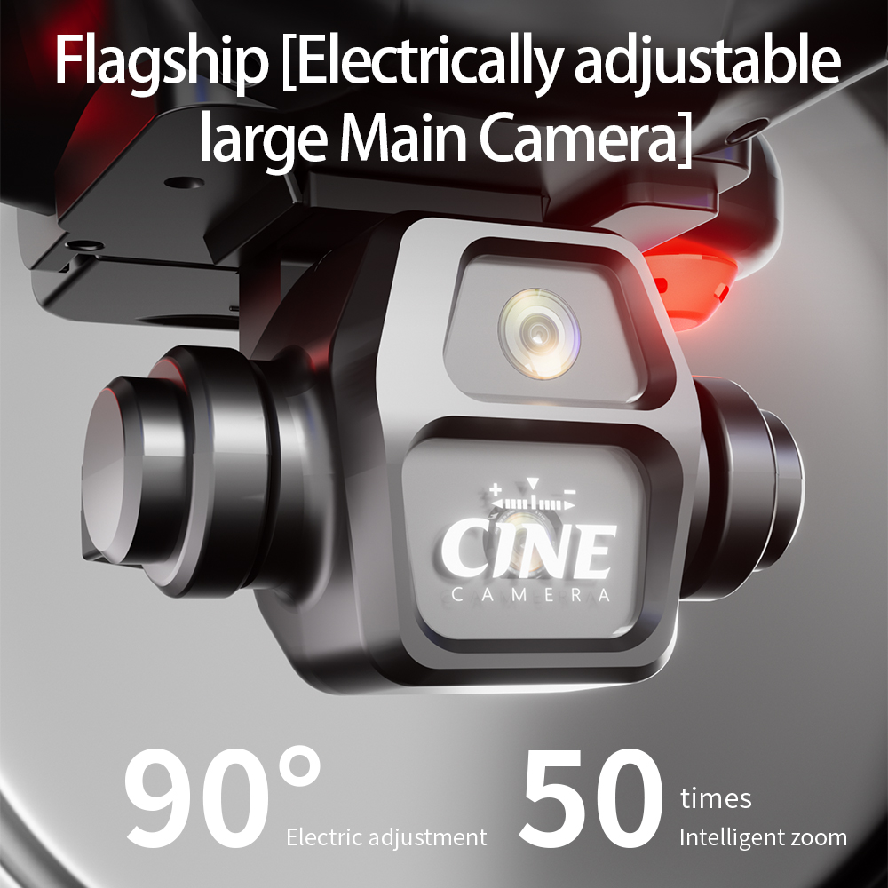 E55 Mini Drone 4K Professionele HD Camera met Groot Scherm 2.4G WIFI FPV Dron Borstelloze Optische Stroom Hover opvouwbare Quadcopter