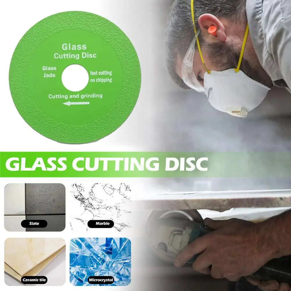 Disco de corte de vidrio de 115 y 100 Mm, sierra de mármol de diamante, botellas de vino de cristal de Jade, herramienta de disco de molienda de corte, venta al por mayor