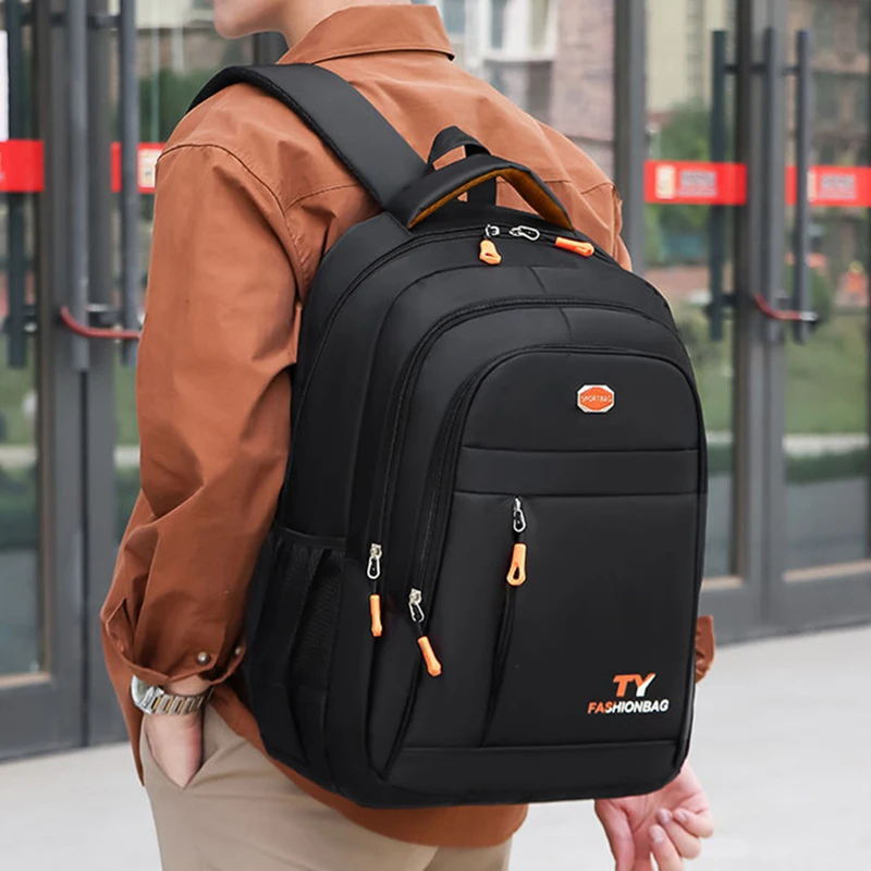 Mochilas y mochilas escolares informales de viaje al aire libre de moda de gran capacidad para hombres y mujeres, mochilas de cabina de avión