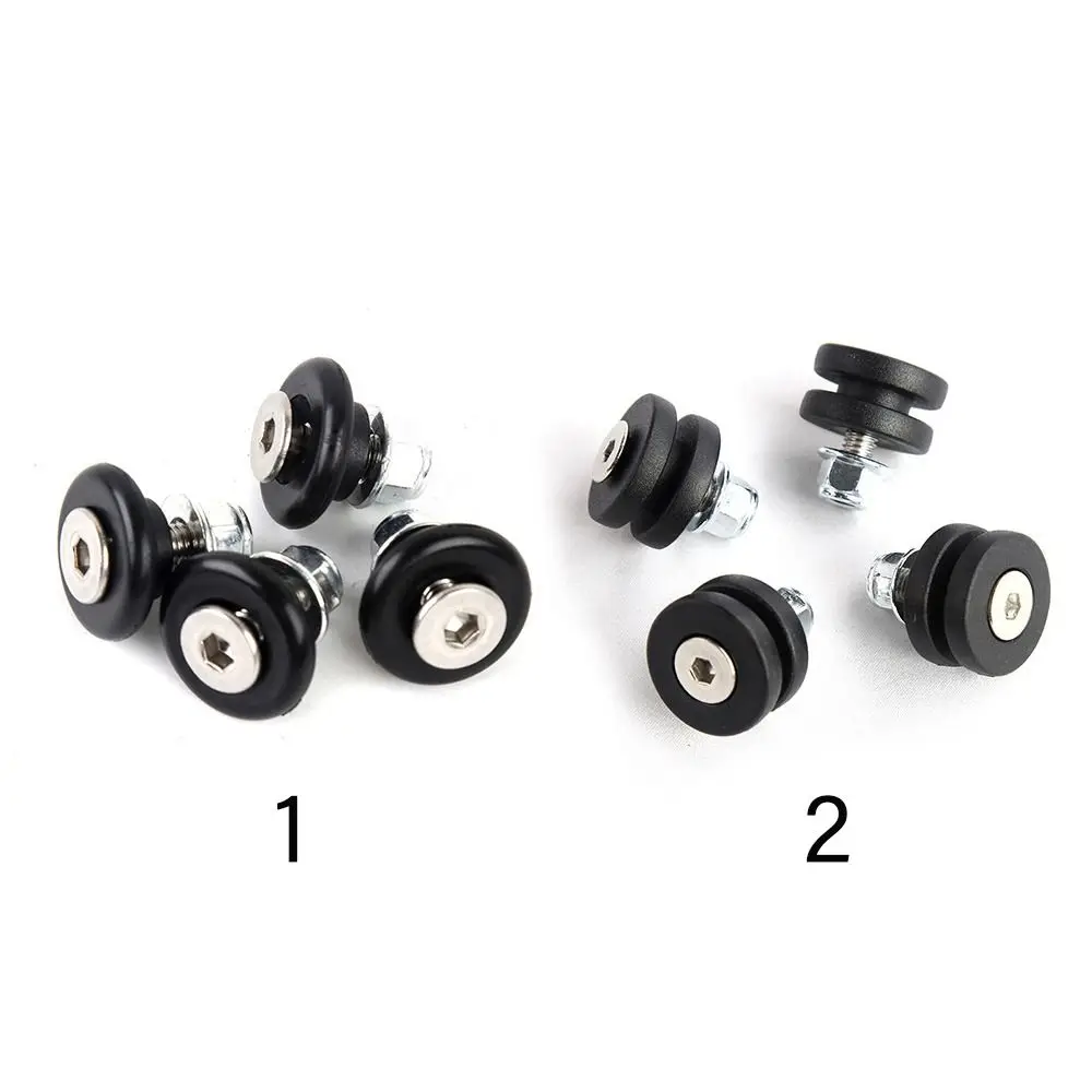 4PCS Muteแผ่นฐานสวมใส่รถจักรยานยนต์Tailbox BUCKLE QUICK RELEASE Spacersมอเตอร์อุปกรณ์เสริมด้านหลังกระเป๋าเดินทางBUSHING