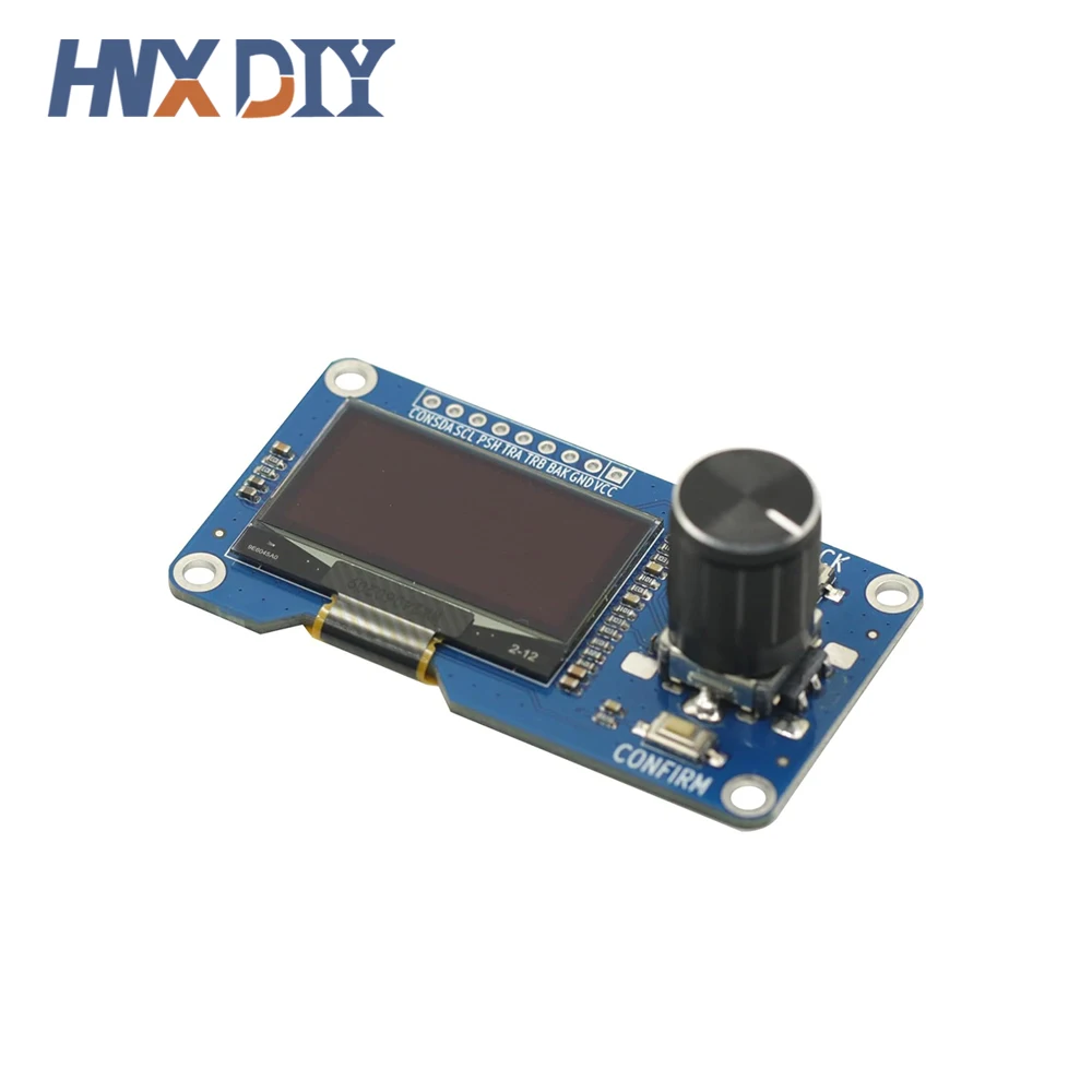 1-10pcs 1.3-inch OLED Display Module White/Blue Button EC11 Rotary Encoder IIC Interface LCD Screen