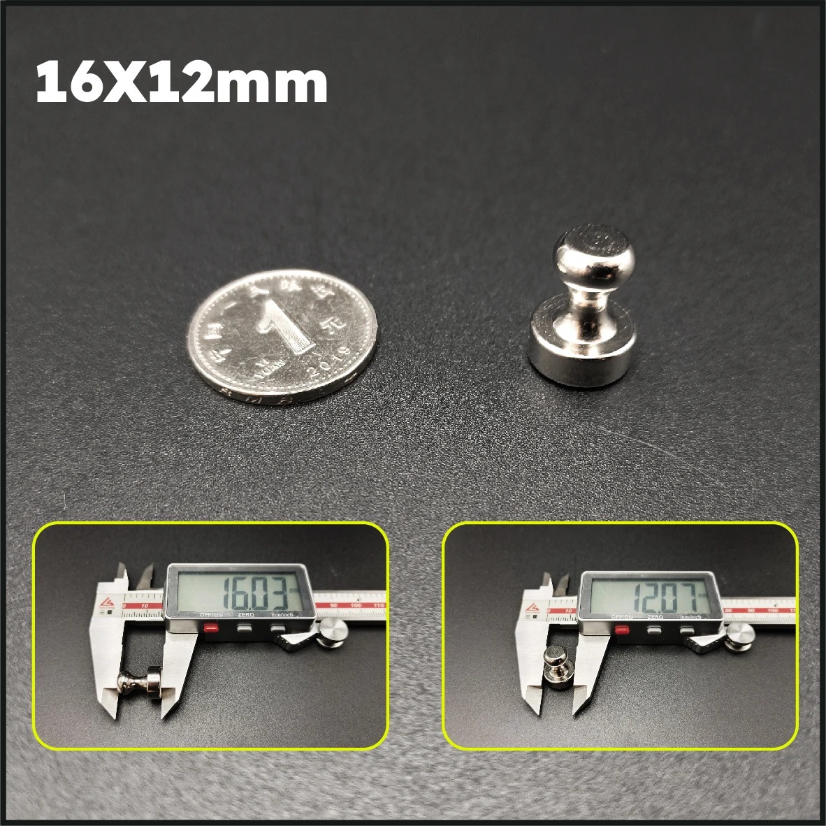 Magnetic Nail Office Calligraphy And Painting Refrigerator Strong Magnet Nail Teaching Whiteboard Magnetic Nails 12x16mm