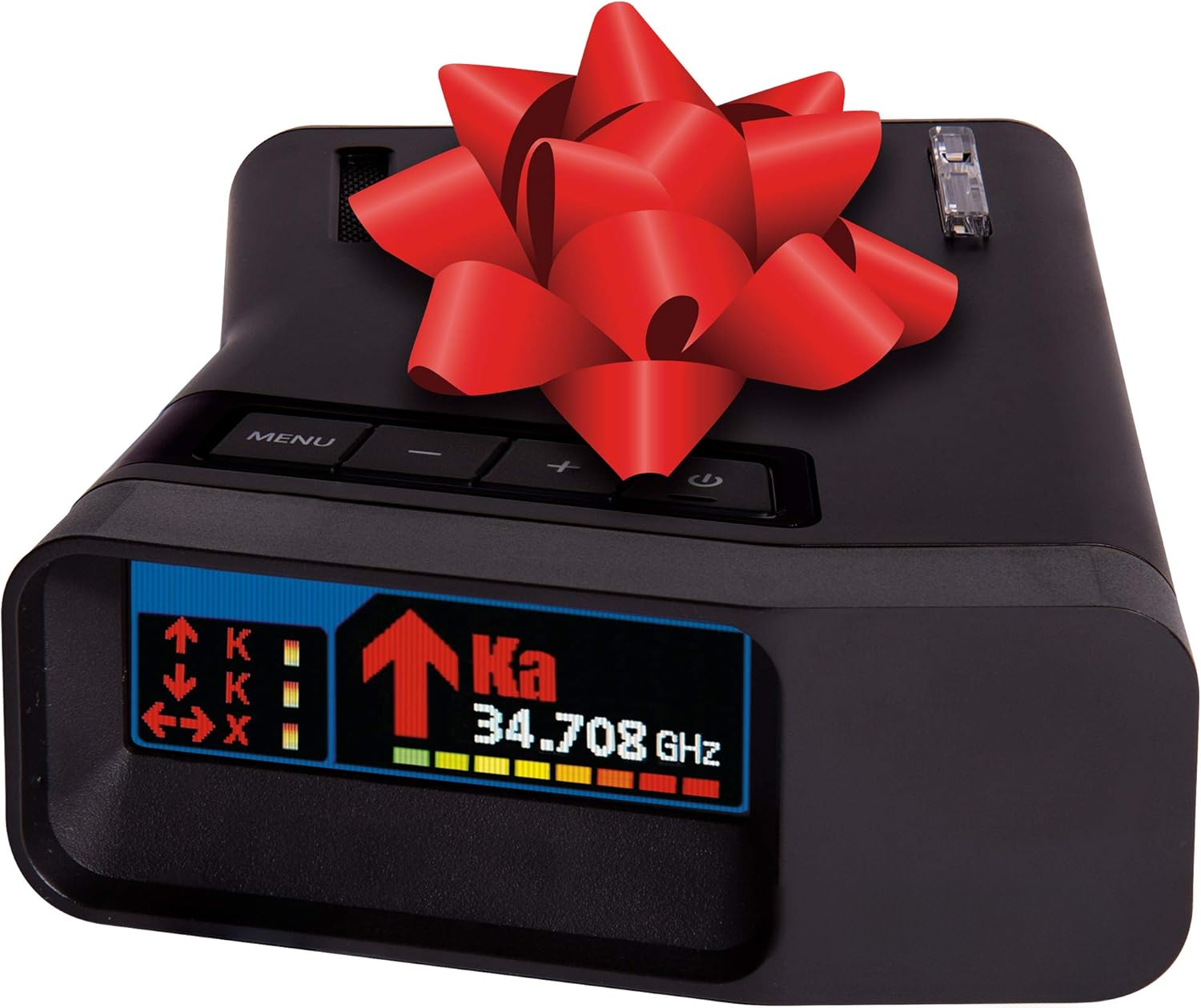 R7 EXTREME LONG RANGE Laser/Radar Detector, Built-in GPS, Real-Time Alerts, Dual-Antennas Front & Rear w/Directional Arro