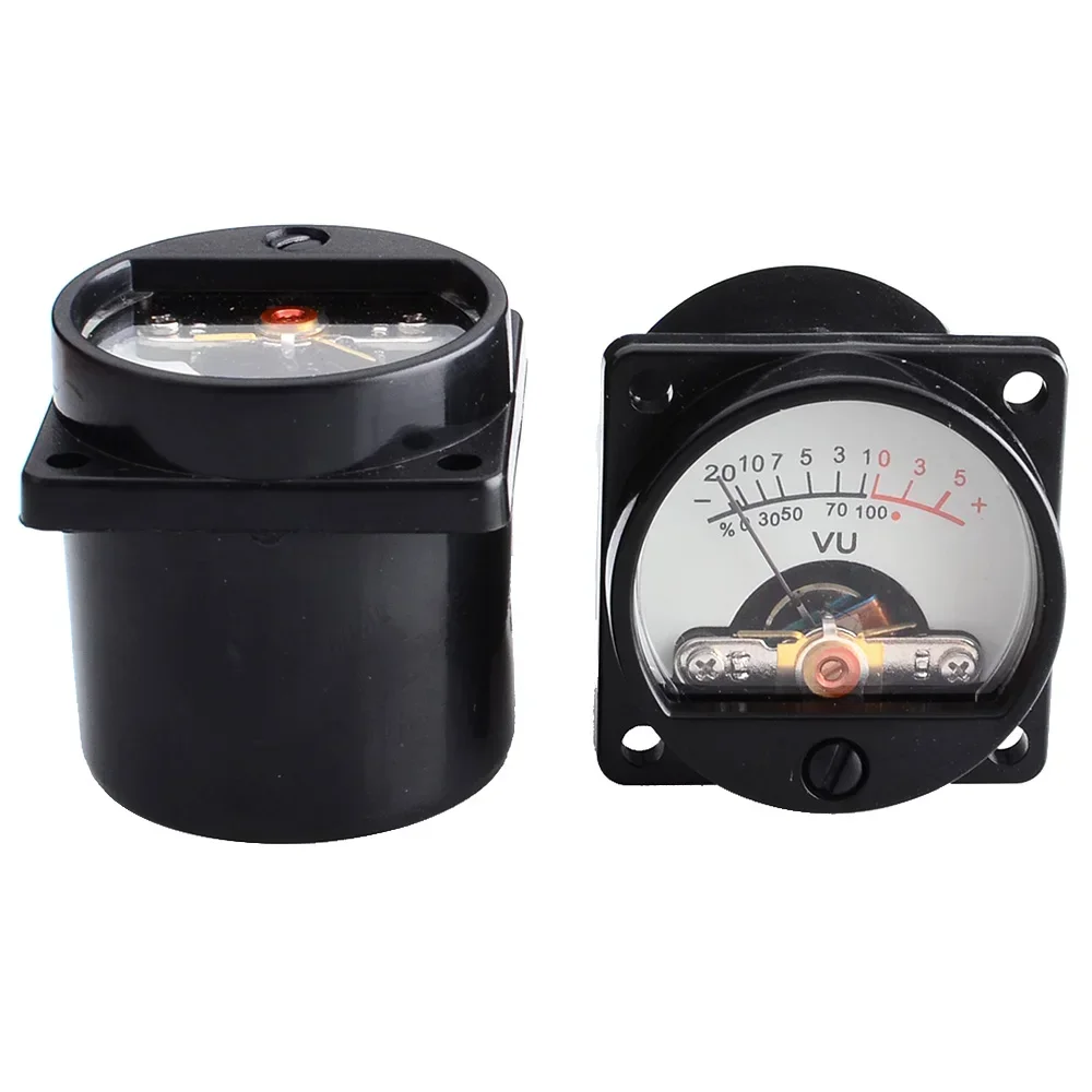 VU Level Audio Meter Driver Board + 2pcs VU Meter with Warm Color Sound Pressure Meter 9V-20V AC Input 2024 New