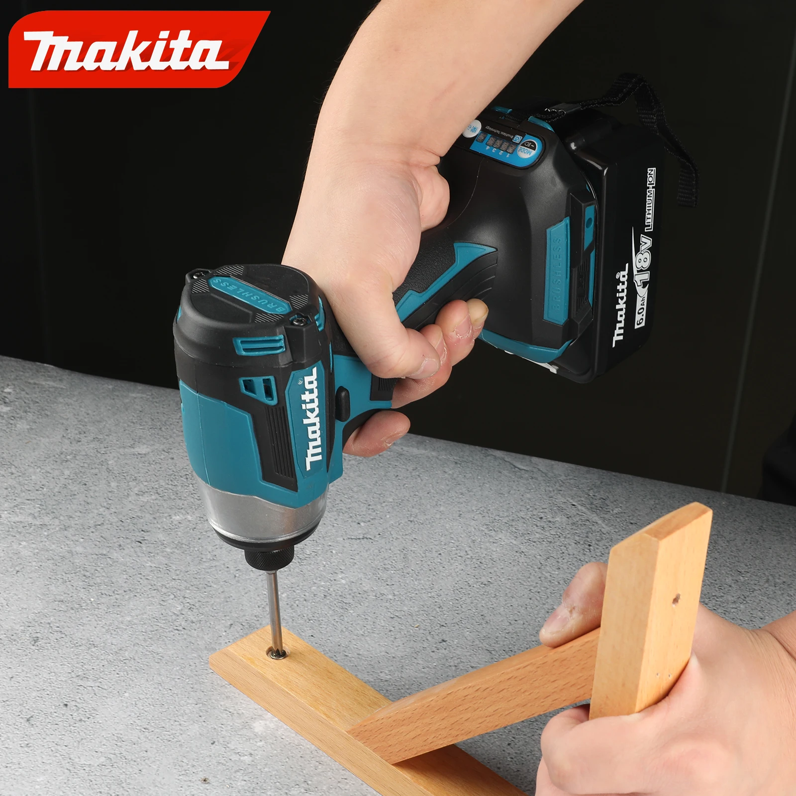 Makita DTD173 1800rpm Cordless Impact Driver 180Nm Brushless Motor Electric Drill Wood/Bolt/T-Mode For Makita 18V