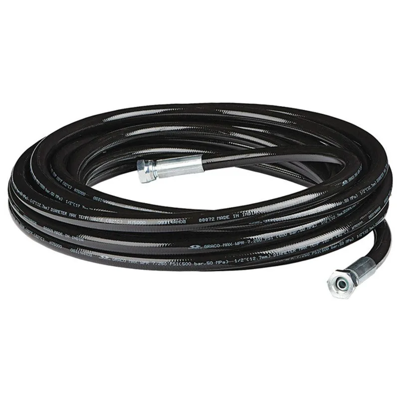 0.5m~40m Whip Hose Airless Spare Part Tube With Joints For 1/4" BSP 5800Psi Airless Paint Sprayer Spare Part Paint Sprayer Hose