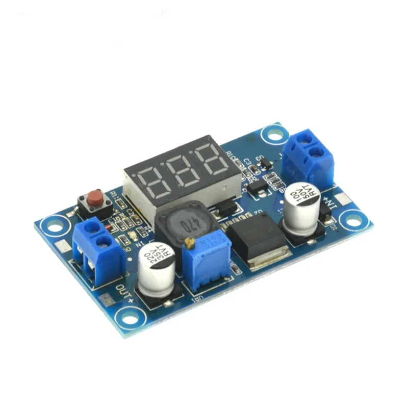 LM2596 Convertitore step down DC DC Regolatore di tensione Display a LED Voltmetro Adattatore buck da 4,0 ~ 40 a 1,25-37 V Alimentatore regolabile