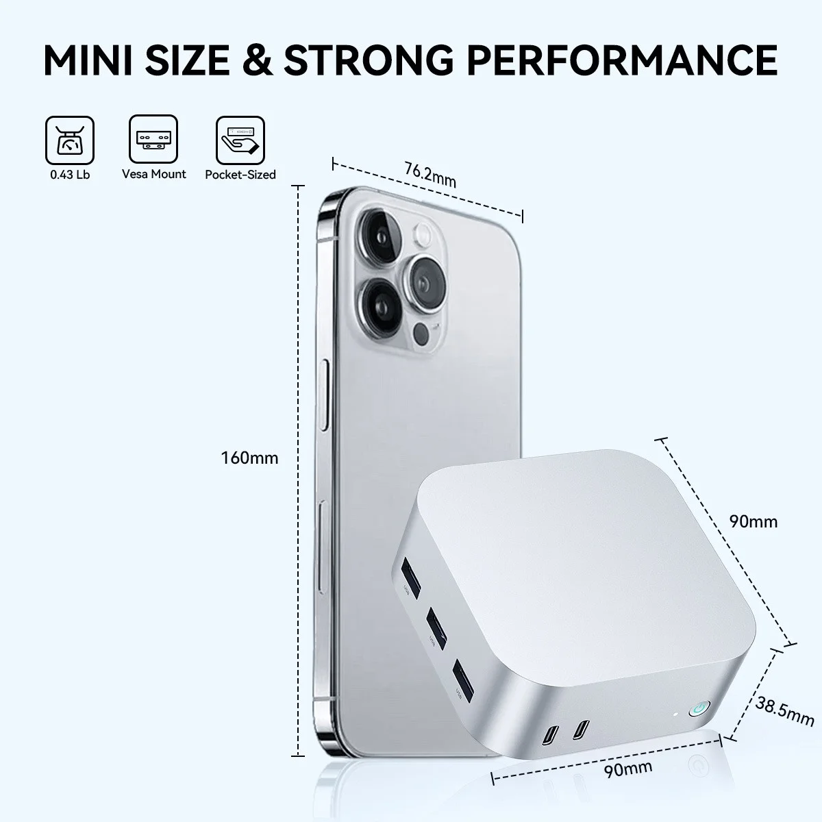 13th Twin Lake N150 Processor Mini PC Office Home Live Cross border Mini PC
