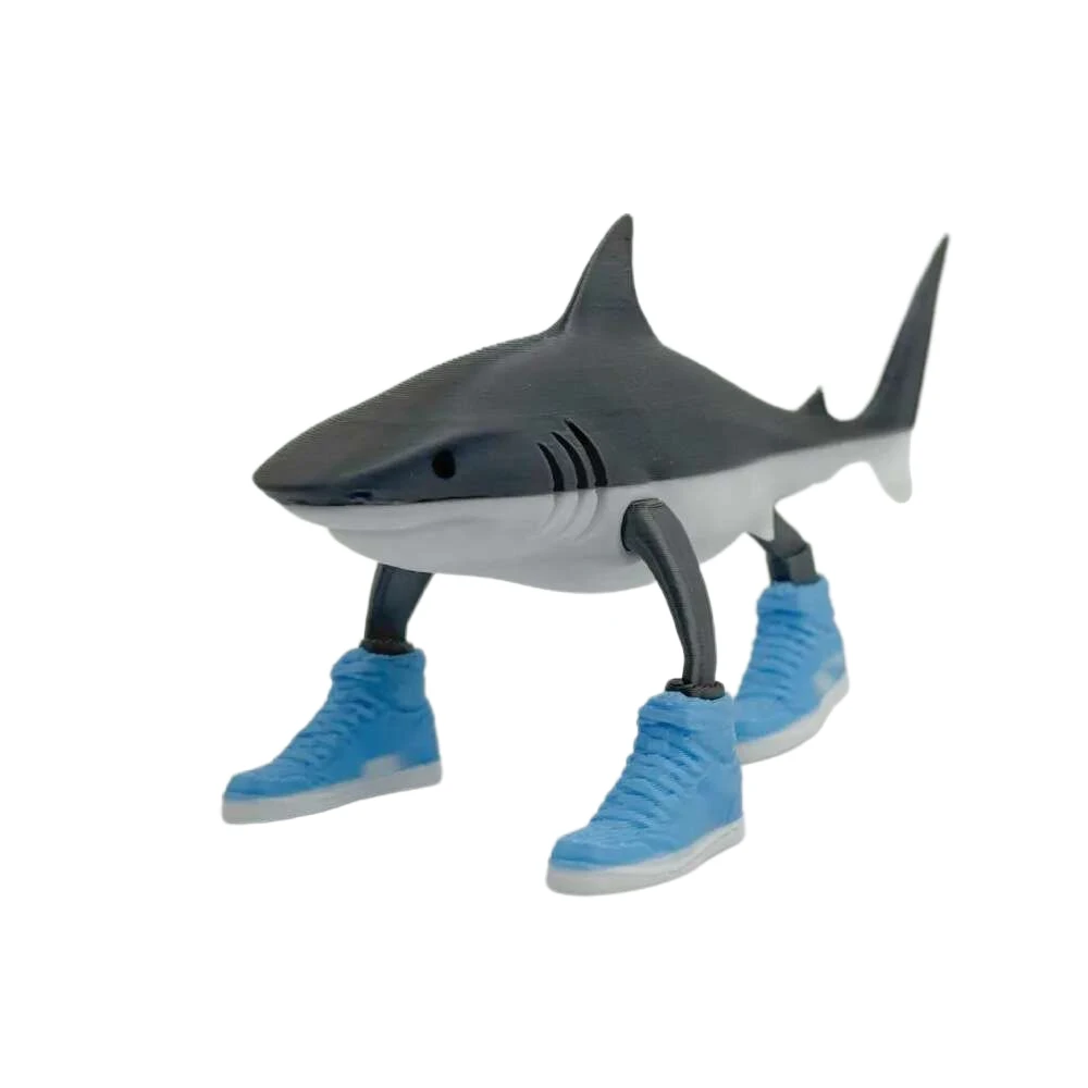 Funny Shark The Classic of Mountains and Seas Creative Abstraction Action Figure Tralalerotralala Tung Tung Tung Sahur Tralala