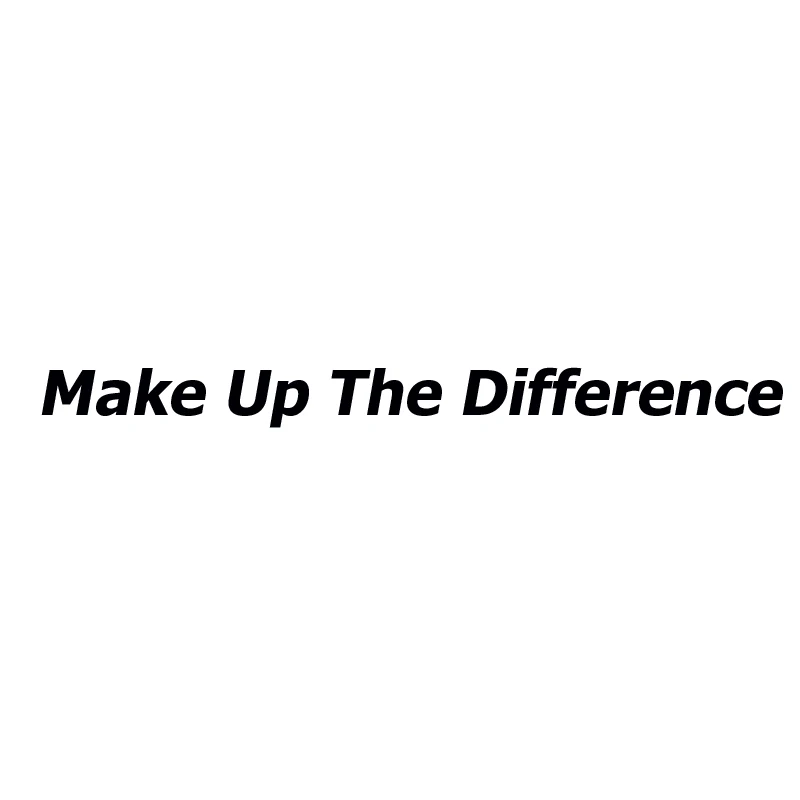 Make Up The Difference1