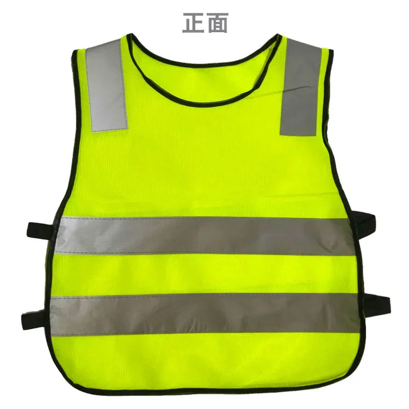 Khả Năng Hiển Thị Cao Trẻ Em Phản Quang Áo Vest Áo Hình Học Sinh Bé Trai Bé Gái Giao Thông Công Việc Chạy An Toàn Đường Bộ Băng Keo Phản Quang