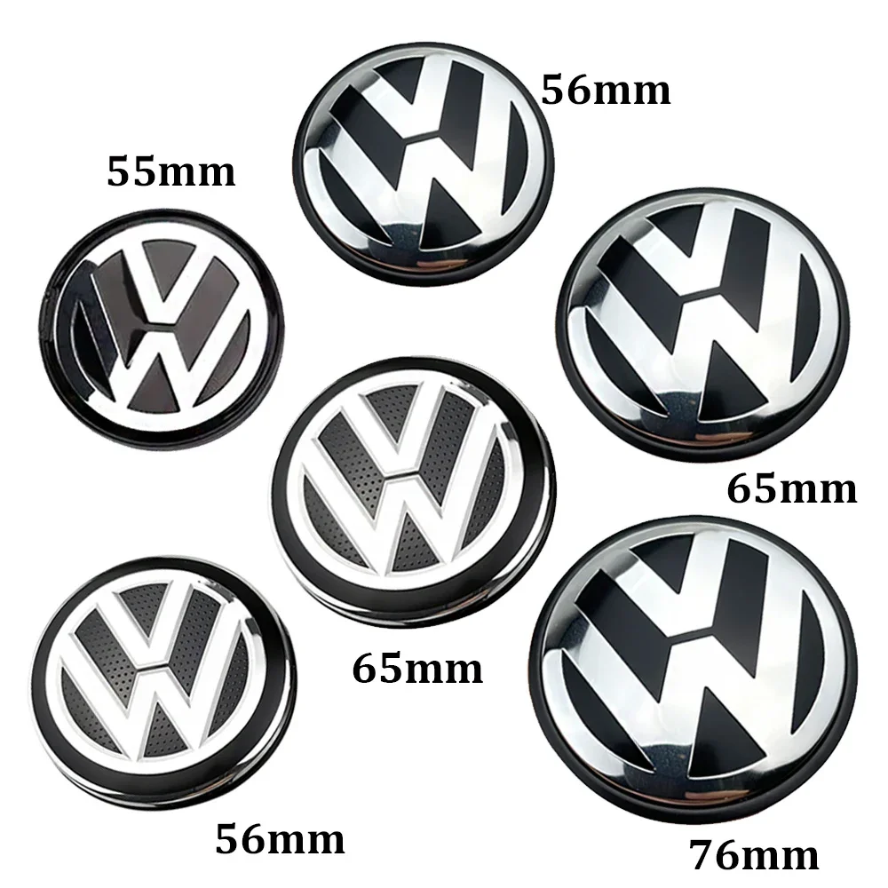 4 шт. колпаки ступицы колеса Volkswagen 56 мм 65 мм 70 мм колпаки для VW Golf 4 5 6 7 Polo Passat B5 B6 B7 Touran CC аксессуары