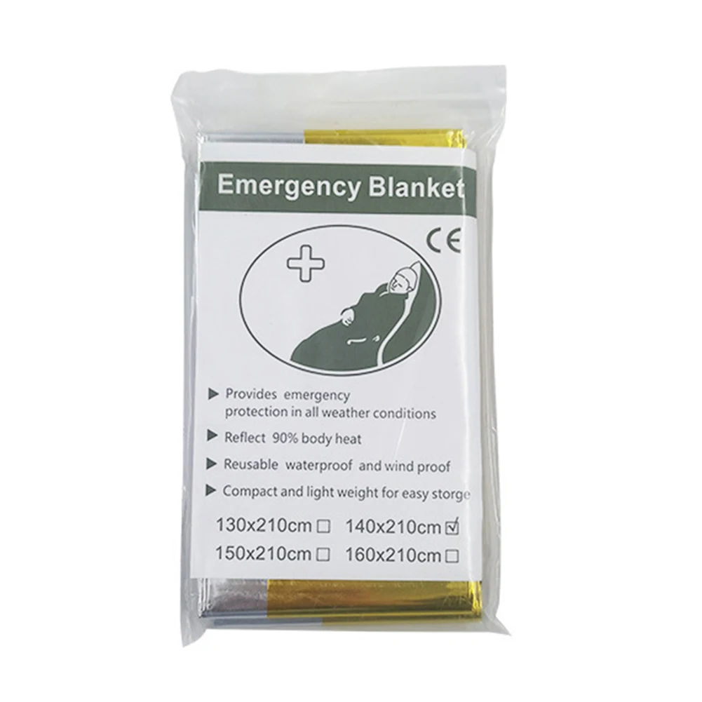 Waterproof Emergency Sleeping Bag Lightweight Survive First Aid Kit Insulation Lifesaving for Hiking Outdoor for Travel Hunting