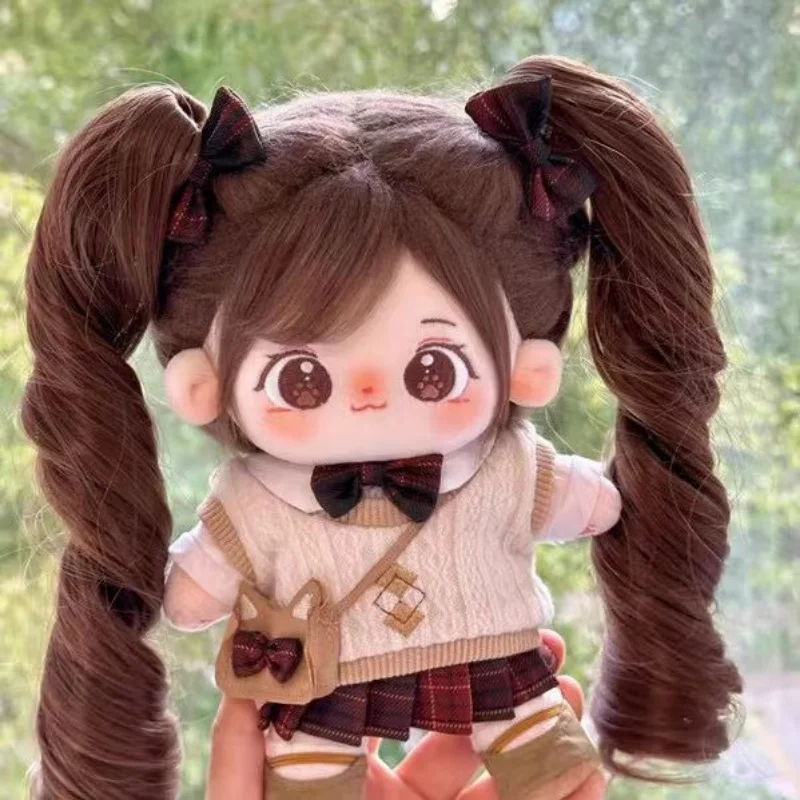 20 センチメートル Miaomiao 綿人形在庫交換可能なベビー服ぬいぐるみドレスアップコスプレアニメフィギュア子供女の子のおもちゃ