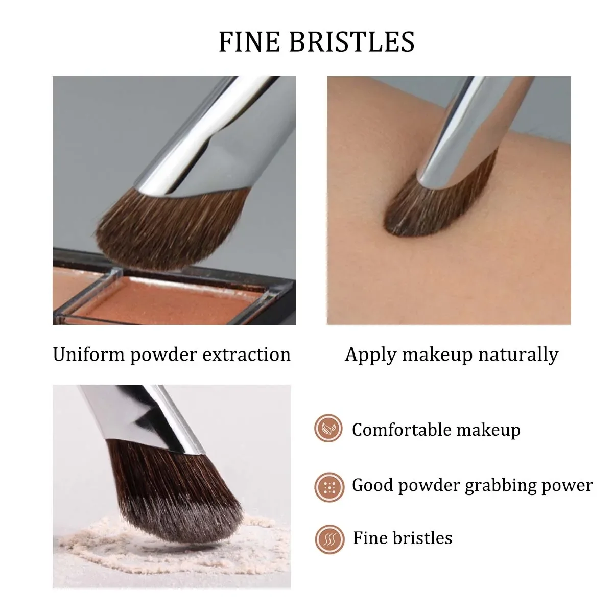 3D Nose Shadow Brush แปรงแต่งหน้า Contour แปรงแต่งหน้า หัวนุ่ม ไฮไลท์เครื่องสําอางเกาหลี เครื่องมือเสริมความงามบนใบหน้าหญิง