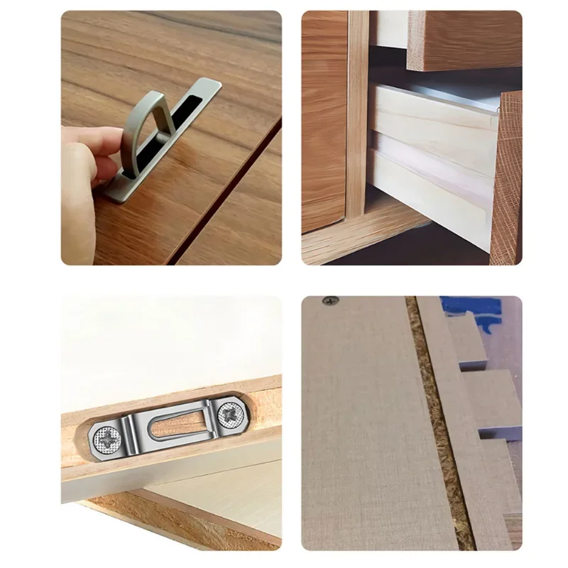 ปรับไม้ Slotting Positioner ไม้ Router Slotting Locator เครื่องมือไม้ Trimmer Router ฐานยึดวงเล็บ