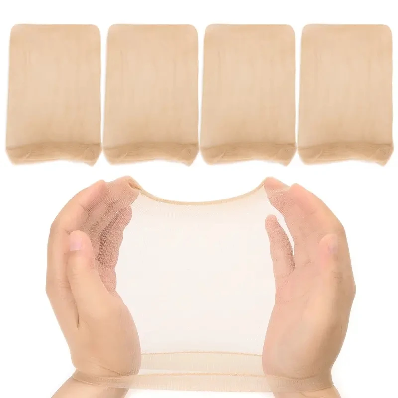 Cuffia per parrucca HD all'ingrosso per donna Cuffia per calza elastica ultrasottile invisibile per parrucche anteriori in pizzo Cuffia per parrucca trasparente Berretto in nylon sottile