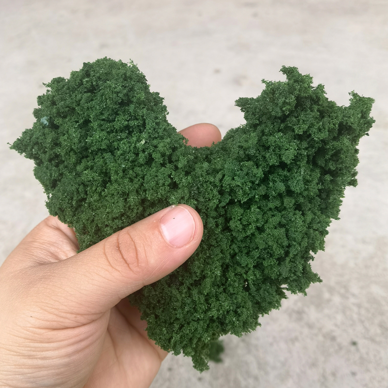 20G Model Shrubs Bushes Agglomeration Sponge Model Material Railway Train Tree Leaf Military Platform Layout Miniature Scene