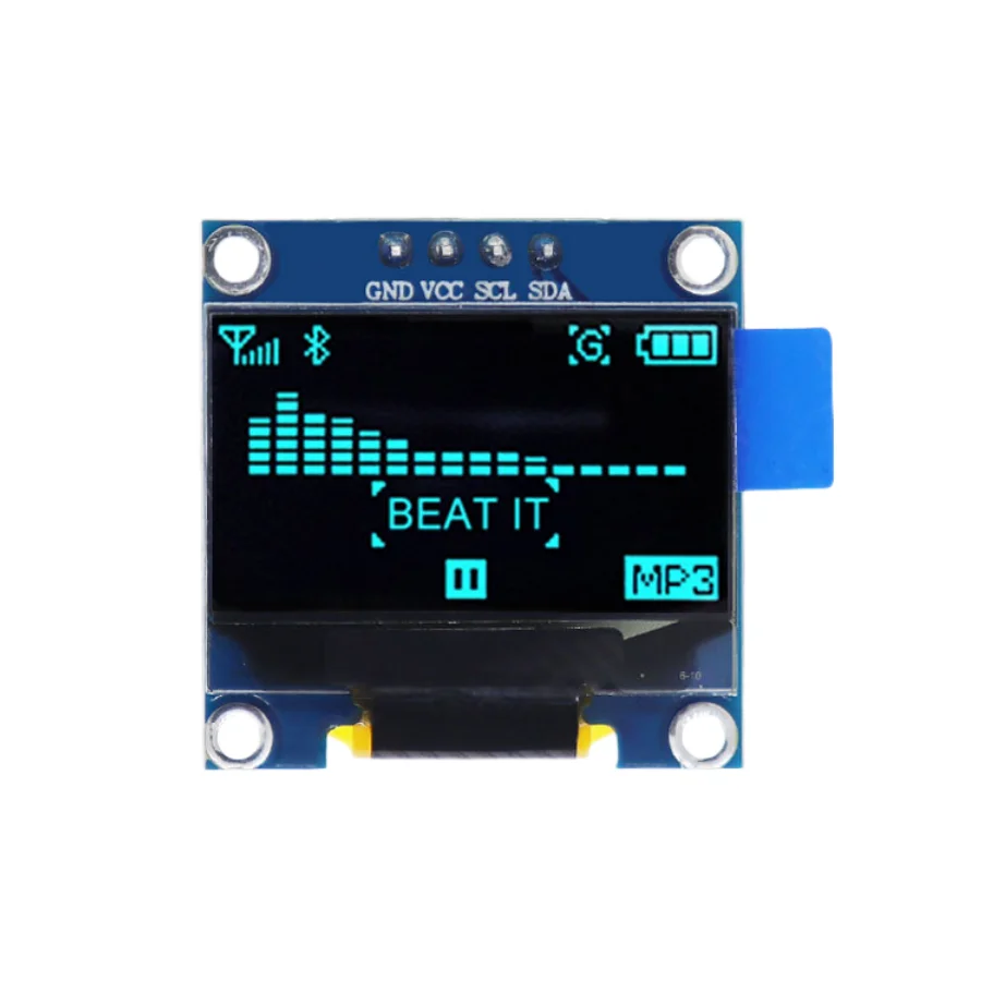 SSD1306 0.91 0.96 1.3 인치 IIC 직렬 4 핀 흰색/파란색/노란색 파란색 OLED 디스플레이 모듈 128X64 12864 Arduino 용 LCD 스크린 보드