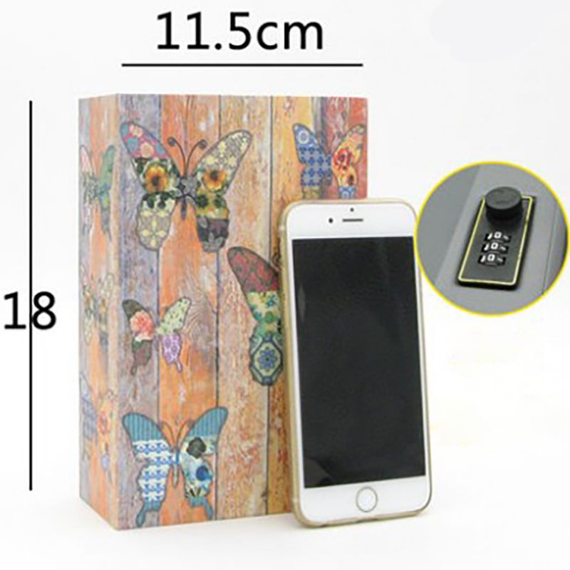 Nhà Sách An Toàn Khóa Kiểu Khóa Chất Lượng Cao Bí Mật Sách Ẩn An Toàn An Toàn Kim Loại Thép Không Gỉ Mô Phỏng Cổ Điển Sách Đựng Tiền ngân Hàng