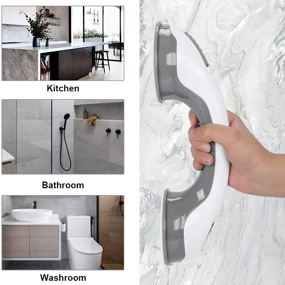 Duschgriff, Haltegriffe für Badewannen, Duschen, Saugnapf, Haltegriff, Badezimmer, Badewanne, Badegriffe, Behinderte, ältere Senioren, Sicherheitsgriff