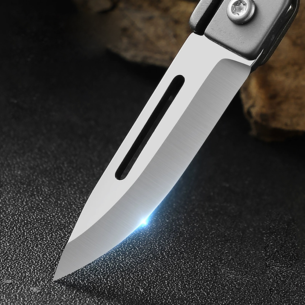 1pc EDC Titan Mini Klappmesser Taschenmesser dünnes Taschenmesser Taschenmesser für Frauen Obstmesser