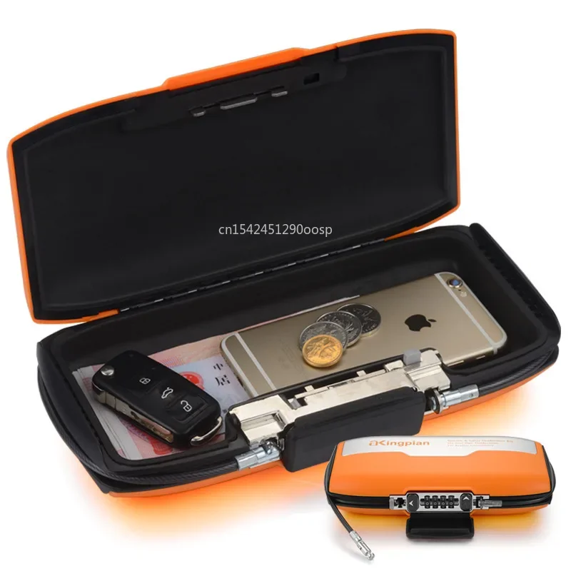 Di Động An Toàn Khóa Mật Khẩu Mini An Toàn An Toàn Dây Cố Định Trang Sức Tiền Mặt Thẻ Điện Thoại Di Động Hộp Bảo Quản An Toàn Ẩn an Toàn