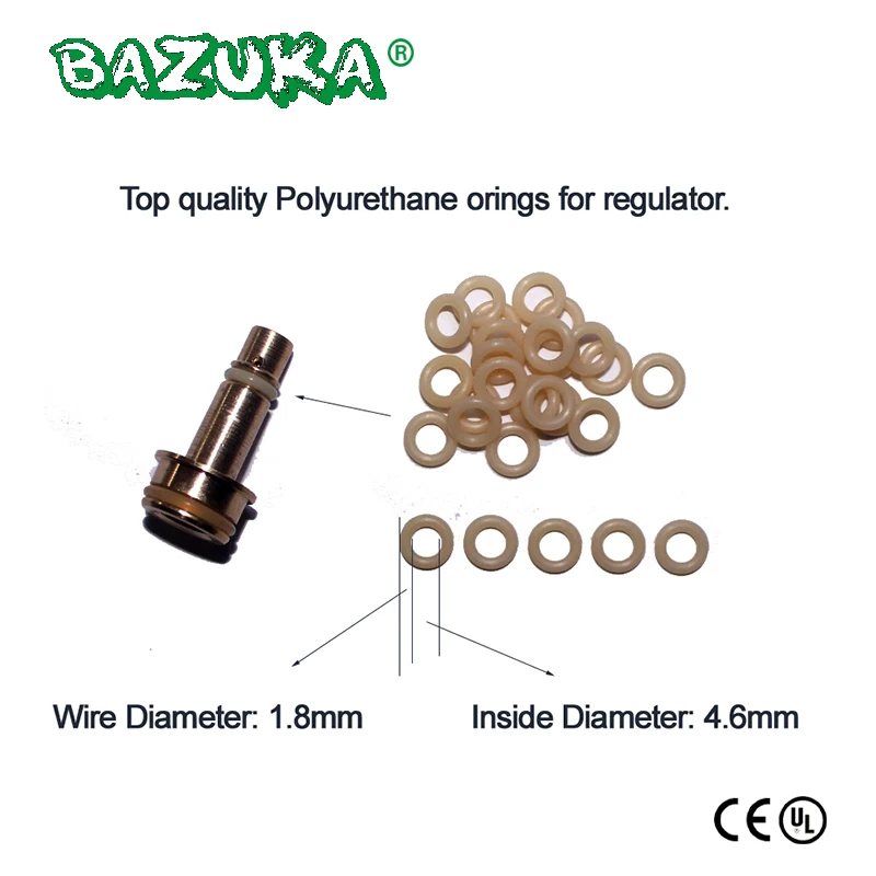 HPA Tanque Regulador Pistão Vedação de Poliuretano O-ring Orings Junta 90 Duro 20/50pcs