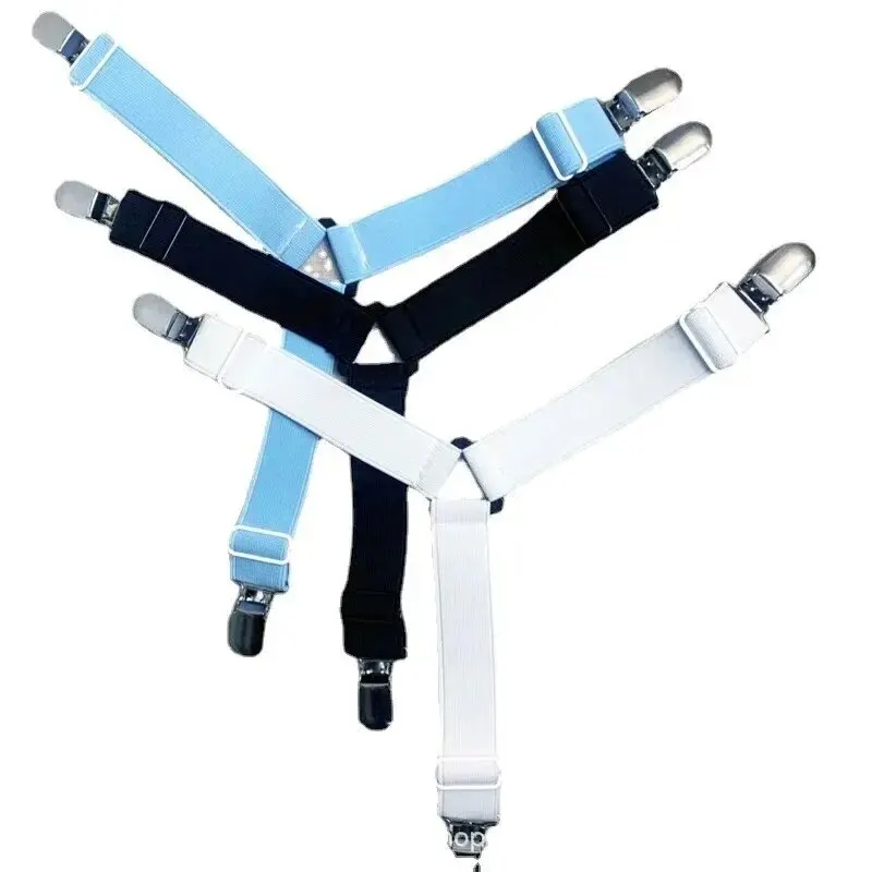 Soportes triangulares para sábanas, Clips para sábanas ajustables, tirantes, pinzas para colchón, funda de colchón, 4 Uds.