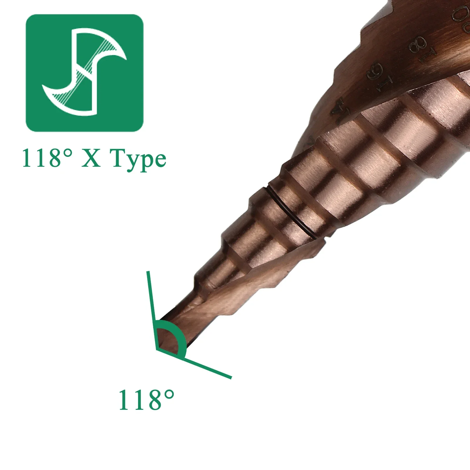 M35 5% Coban HSS Mũi Khoan HSS CO HSSCO Thép Tốc Độ Cao Hình Nón Chuôi Lục Giác Mũi Khoan Kim Loại bộ Dụng Cụ Khoét Lỗ Cắt Cho Chân Kính