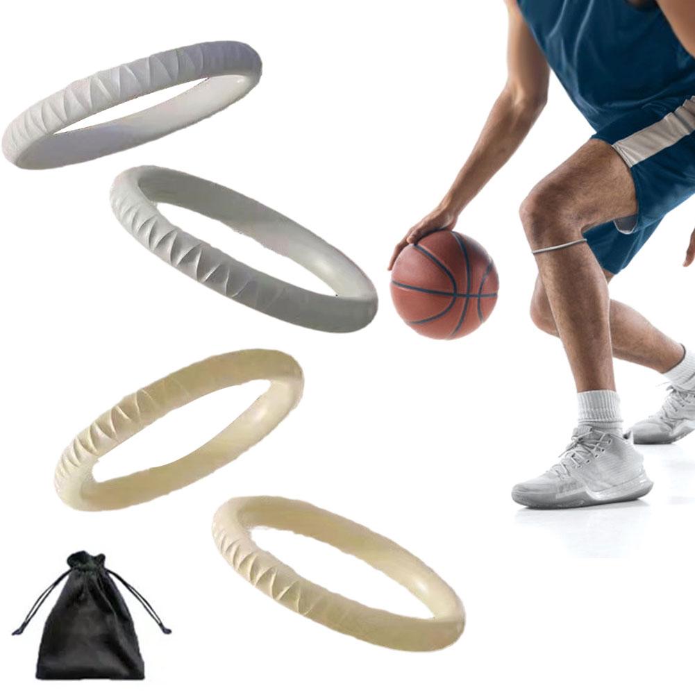 Correa de rodilla de tendón de rótula para alivio del dolor, estabilizador de baloncesto, banda de silicona elástica, protección fija, rótula